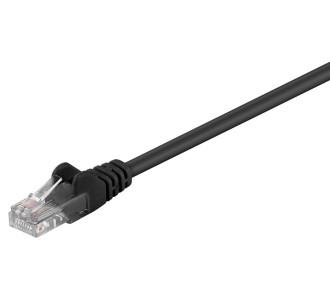 GΟOBAY καλώδιο δικτύου 68646, CAT 5e U/UTP, CCA, PVC, 15m, μαύρο