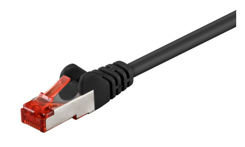 GOOBAY καλώδιο δικτύου 68700, CAT 6 S/FTP, copper, 250MHz, 5m, μαύρο