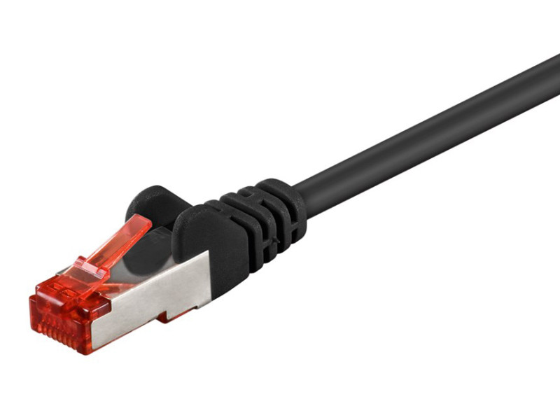 GOOBAY καλώδιο δικτύου 68700, CAT 6 S/FTP, copper, 250MHz, 5m, μαύρο