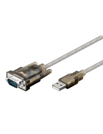 GOOBAY καλώδιο USB σε RS-232 68875, 1 Mbit/s, 1.5m, διάφανο GOOBAY καλώδιο USB σε RS-232 68875, 1 Mbit/s, 1.5m, διάφανο