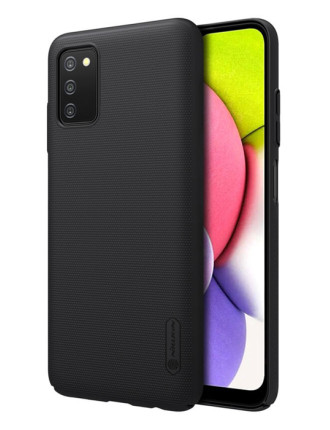 NILLKIN θήκη Super Frosted Shield για Samsung Galaxy A03S/A037G, μαύρη