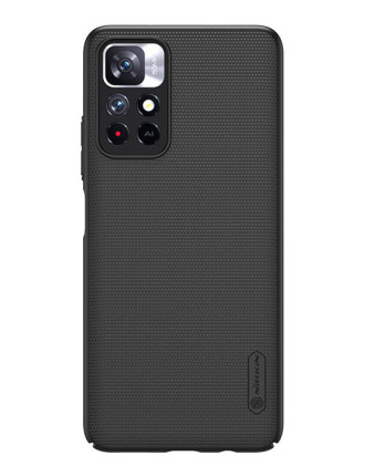 NILLKIN θήκη Super Frosted Shield για Xiaomi Note 11 5G/M4 Pro 5G, μαύρη