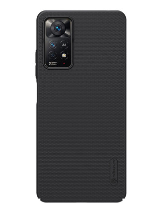 NILLKIN θήκη Super Frosted Shield για Xiaomi Note 11 Pro/Pro+/11i, μαύρη