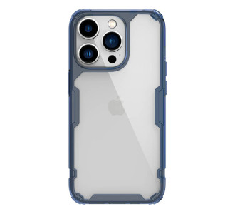 NILLKIN θήκη Nature Pro για Apple iPhone 14 Pro, μπλε & διάφανη