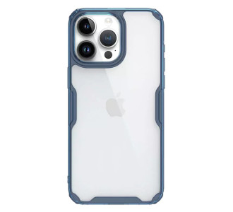 NILLKIN θήκη Nature Pro για iPhone 15 Pro, διάφανη-μπλε