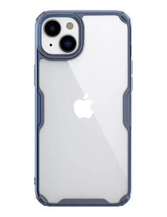 NILLKIN θήκη Nature Pro για iPhone 15 Plus, διάφανη-μπλε NILLKIN θήκη Nature Pro για iPhone 15 Plus, διάφανη-μπλε
