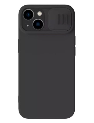 NILLKIN θήκη CamShield Silky Magnetic Silicone για iPhone 15 Plus, μαύρη