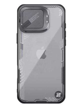 NILLKIN θήκη Iceblade Prop για iPhone 16 Pro, διάφανη-μαύρη