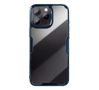 NILLKIN θήκη Nature TPU Pro για iPhone 16 Pro Max, διάφανη-μπλε