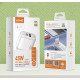 LDNIO φορτιστής τοίχου A2526C με καλώδιο, USB & USB-C, 45W PD, λευκός LDNIO φορτιστής τοίχου A2526C με καλώδιο, USB & USB-C, 45W PD, λευκός