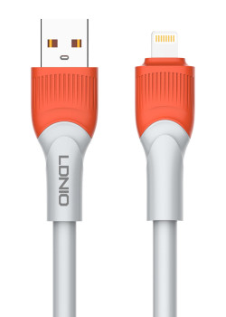 LDNIO καλώδιο Lightning σε USB LS601, 30W, 1m, γκρι