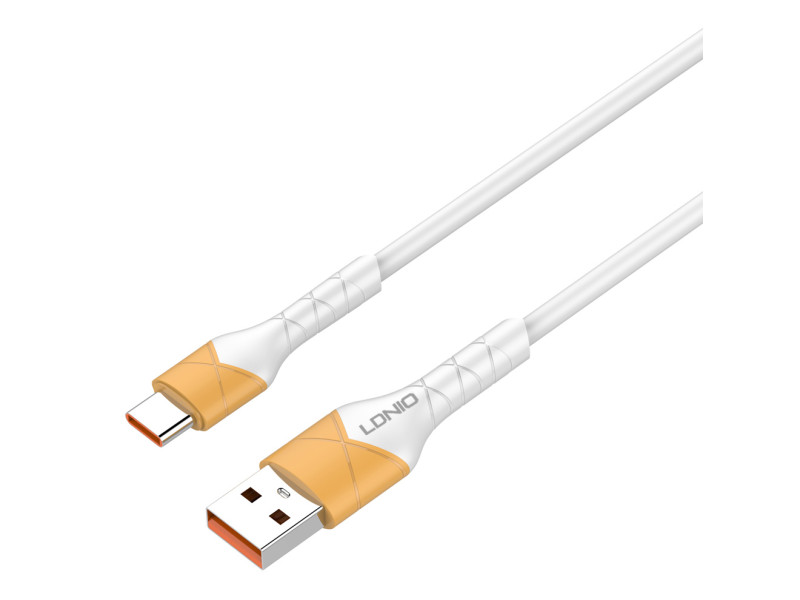 LDNIO καλώδιο USB-C σε USB LS801, 30W, 1m, λευκό