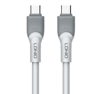 LDNIO καλώδιο USB-C σε USB-C LC601C, 100W PD, 1m, γκρι