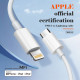 LDNIO καλώδιο Lightning σε USB-C MFi01, MFi, 30W, 480Mbps, 1m, λευκό LDNIO καλώδιο Lightning σε USB-C MFi01, MFi, 30W, 480Mbps, 1m, λευκό