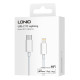 LDNIO καλώδιο Lightning σε USB-C MFi01, MFi, 30W, 480Mbps, 1m, λευκό LDNIO καλώδιο Lightning σε USB-C MFi01, MFi, 30W, 480Mbps, 1m, λευκό