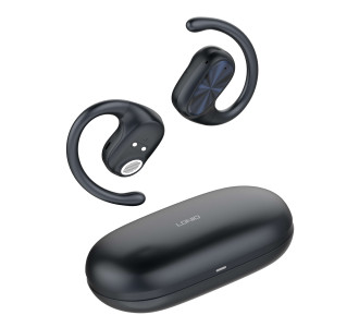 LDNIO earphones με θήκη φόρτισης T07, OWS Bone Conduction, 15mm, 60/500mAh, μαύρα LDNIO earphones με θήκη φόρτισης T07, OWS Bone Conduction, 15mm, 60/500mAh, μαύρα