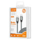 LDNIO καλώδιο USB-C iP-441c, 65W, 480Mbps, 1m, γκρι LDNIO καλώδιο USB-C iP-441c, 65W, 480Mbps, 1m, γκρι