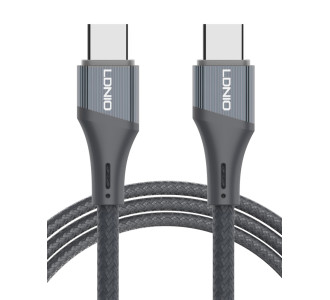 LDNIO καλώδιο USB-C LC632c, 100W, 480Mbps, 2m, μαύρο LDNIO καλώδιο USB-C LC632c, 100W, 480Mbps, 2m, μαύρο