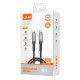 LDNIO καλώδιο USB-C TC-11c, 240W, 40Gbps, 8K/60Hz, 1m, μαύρο LDNIO καλώδιο USB-C TC-11c, 240W, 40Gbps, 8K/60Hz, 1m, μαύρο
