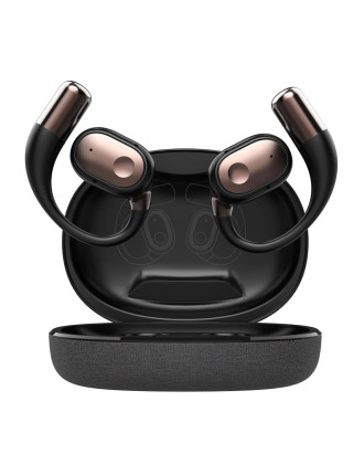 LDNIO earphones με θήκη φόρτισης T11, OWS, Φ15mm, 50/450mAh, μαύρα