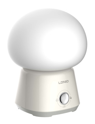 LDNIO LED φωτιστικό νυκτός Y4, RGB, ρυθμιζόμενο, επαναφορτιζόμενο, λευκό