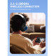 LDNIO headphones H01, ασύρματα & ενσύρματα, 40mm, 1000mAh, ANC, μαύρα LDNIO headphones H01, ασύρματα & ενσύρματα, 40mm, 1000mAh, ANC, μαύρα