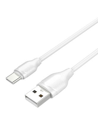 LDNIO καλώδιο USB-C σε USB LS372, 2.1A, 2m, λευκό