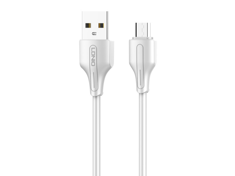 LDNIO καλώδιο Micro USB σε USB LS540, 12W, 20cm, λευκό