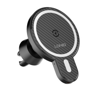 LDNIO ασύρματος φορτιστής & βάση αυτοκινήτου MA20, 15W, μαύρο LDNIO ασύρματος φορτιστής & βάση αυτοκινήτου MA20, 15W, μαύρο