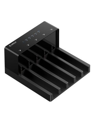 ORICO docking station για 2.5" ή 3.5" SATA HDD/SSD 6558US3-C, 5 θέσεων, 5Gbps, clone function, μαύρο
