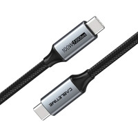 CABLETIME καλώδιο USB-C CT-C160-PU31-CMCM2, USB 3.2, 100W, 20Gbps, 4K, 1.5m, μαύρο CABLETIME καλώδιο USB-C CT-C160-PU31-CMCM2, USB 3.2, 100W, 20Gbps, 4K, 1.5m, μαύρο
