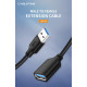 CABLETIME καλώδιο προέκτασης USB CT-C160-U3-AMAFN, 5Gbps, 1m, μαύρο CABLETIME καλώδιο προέκτασης USB CT-C160-U3-AMAFN, 5Gbps, 1m, μαύρο