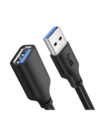 CABLETIME καλώδιο προέκτασης USB CT-C160-U3-AMAFN, 5Gbps, 1m, μαύρο CABLETIME καλώδιο προέκτασης USB CT-C160-U3-AMAFN, 5Gbps, 1m, μαύρο