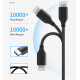 CABLETIME καλώδιο USB-C σε USB CT-C160-U33-CMAMN, 3A, 5Gbps, 3m, μαύρο CABLETIME καλώδιο USB-C σε USB CT-C160-U33-CMAMN, 3A, 5Gbps, 3m, μαύρο
