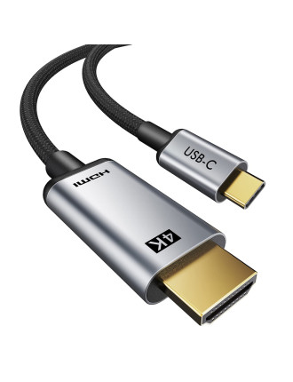 CABLETIME καλώδιο USB-C σε HDMI CT-CMHD2, 4K/60Hz, 1.8m, μαύρο CABLETIME καλώδιο USB-C σε HDMI CT-CMHD2, 4K/60Hz, 1.8m, μαύρο