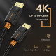 CABLETIME καλώδιο DisplayPort CT-AV585-01G, 4K/60Hz, 1.8m, μαύρο CABLETIME καλώδιο DisplayPort CT-AV585-01G, 4K/60Hz, 1.8m, μαύρο