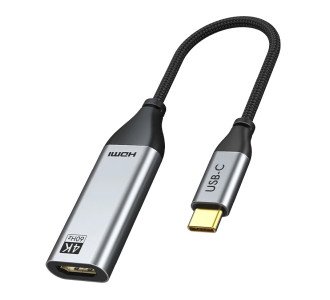 CABLETIME αντάπτορας USB-C σε HDMI CT-C160-PU31-CMHDFN1, 4K/60Hz, 0.15m, μαύρος CABLETIME αντάπτορας USB-C σε HDMI CT-C160-PU31-CMHDFN1, 4K/60Hz, 0.15m, μαύρος