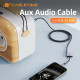 CABLETIME καλώδιο ήχου 3.5mm σε 6.35mm CT-AV321-H11G, 1m, μαύρο CABLETIME καλώδιο ήχου 3.5mm σε 6.35mm CT-AV321-H11G, 1m, μαύρο