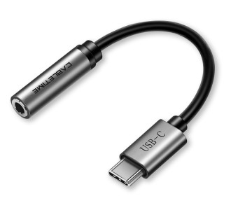 CABLETIME αντάπτορας USB-C σε 3.5mm CT-CMAUDIO, γκρι CABLETIME αντάπτορας USB-C σε 3.5mm CT-CMAUDIO, γκρι