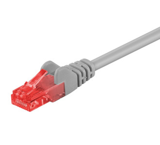 GOOBAY καλώδιο δικτύου 72576, CAT 6 U/UTP, CCA, 250MHz, 3m, γκρι