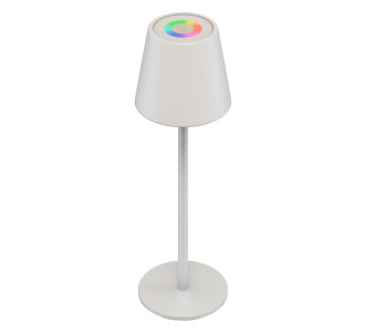 GOOBAY επιτραπέζιο φωτιστικό 73928, RGB, επαναφορτιζόμενο, λευκό