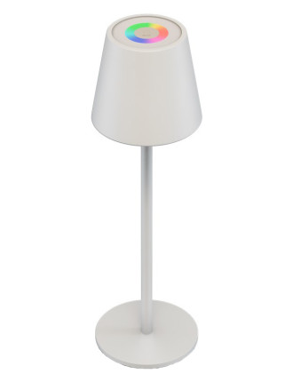 GOOBAY επιτραπέζιο φωτιστικό 73928, RGB, επαναφορτιζόμενο, λευκό GOOBAY επιτραπέζιο φωτιστικό 73928, RGB, επαναφορτιζόμενο, λευκό