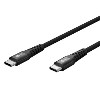 GOOBAY καλώδιο USB-C 73955, 60W, 480Mbps, 3m, μαύρο GOOBAY καλώδιο USB-C 73955, 60W, 480Mbps, 3m, μαύρο