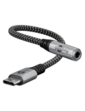 GOOBAY αντάπτορας USB-C σε 3.5mm 74056, γκρι