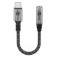 GOOBAY αντάπτορας USB-C σε 3.5mm 74056, γκρι
