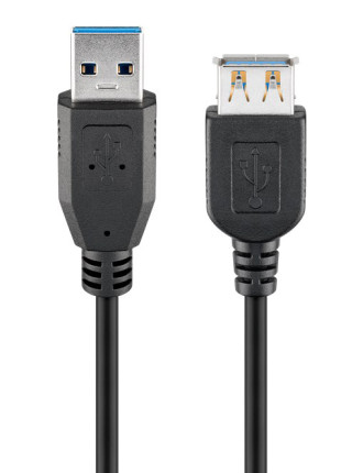 GOOBAY καλώδιο προέκτασης USB 74149, 5Gbps, USB 3.0, 15W, 2m, μαύρο GOOBAY καλώδιο προέκτασης USB 74149, 5Gbps, USB 3.0, 15W, 2m, μαύρο