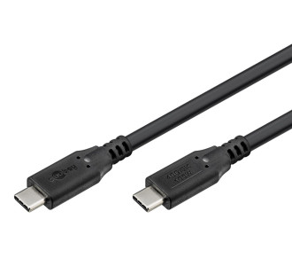GOOBAY καλώδιο USB-C 74193, USB4, 100W, 40Gbps, 8K/60Hz, 2m, μαύρο GOOBAY καλώδιο USB-C 74193, USB4, 100W, 40Gbps, 8K/60Hz, 2m, μαύρο