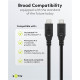 GOOBAY καλώδιο USB-C 74193, USB4, 100W, 40Gbps, 8K/60Hz, 2m, μαύρο