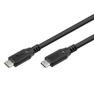 GOOBAY καλώδιο USB-C 74197, USB4, 100W, 20Gbps, 4K/60Hz, 2m, μαύρο GOOBAY καλώδιο USB-C 74197, USB4, 100W, 20Gbps, 4K/60Hz, 2m, μαύρο