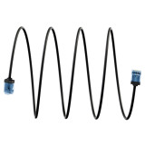 GOOBAY καλώδιο δικτύου 74240, CAT 6A U/UTP, slim, copper, 500MHz, 7.5m, μαύρο